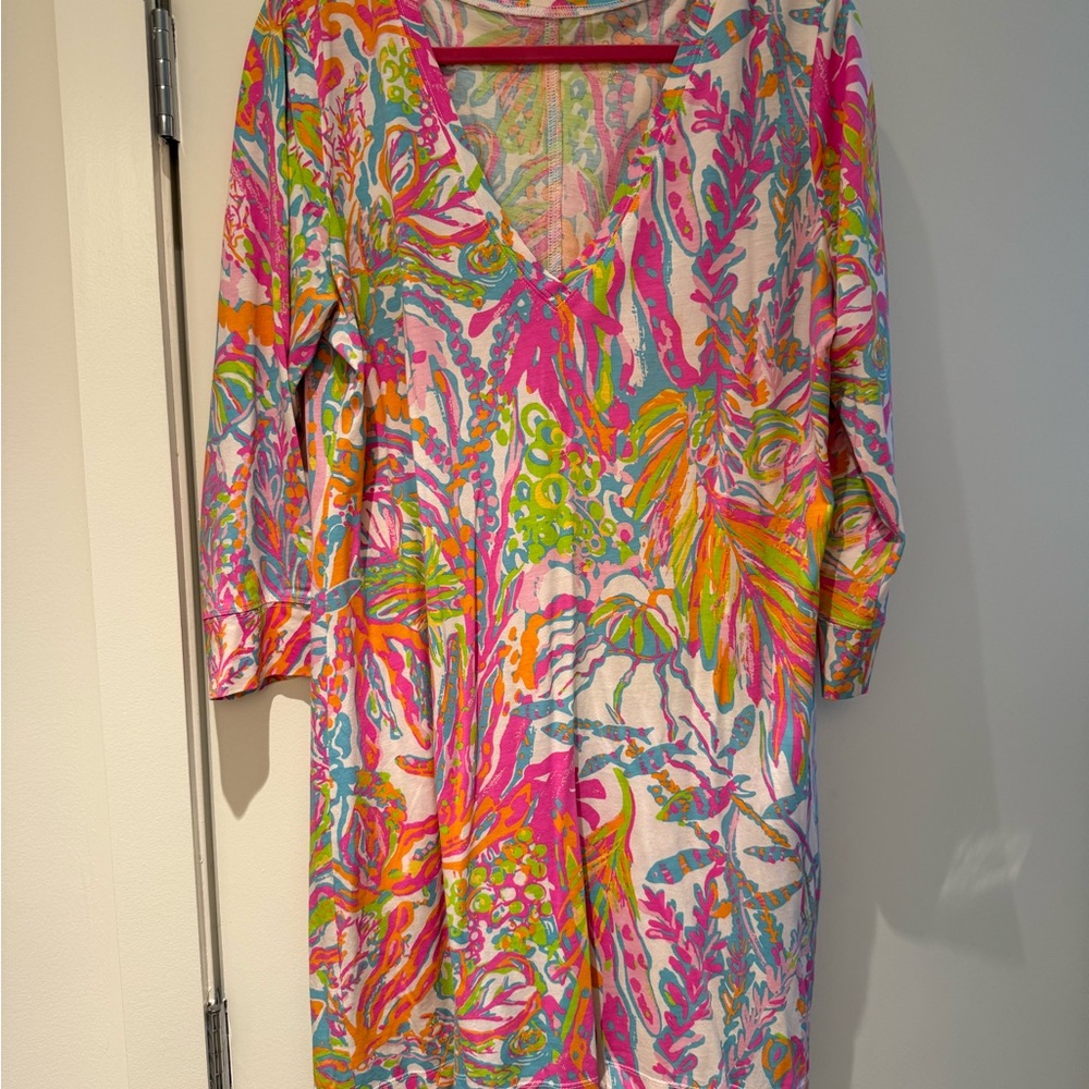 Lilly Pulitzer XL long sleeve dress